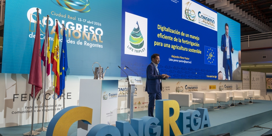 El proyecto europeo LIFE TRIPLET, en el Congreso Nacional de Comunidades de Regantes de Ciudad Real